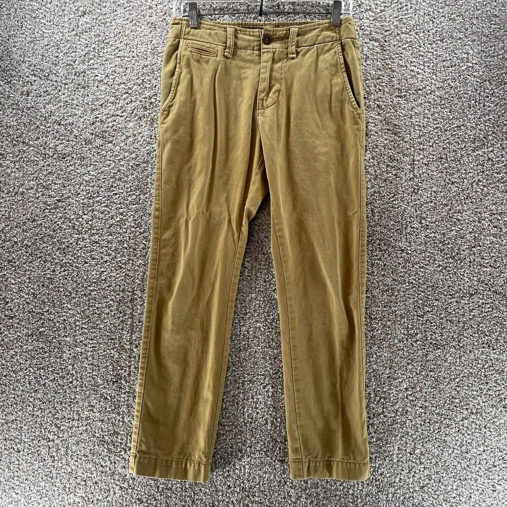 American Eagle Pants Youth 26x25 Tan Slim Chino Casual Preppy School Classiccore